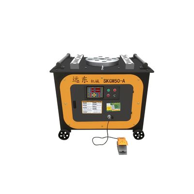 Máquina de dobra de barras de aço portátil semiautomática com capacidade de 380 kg