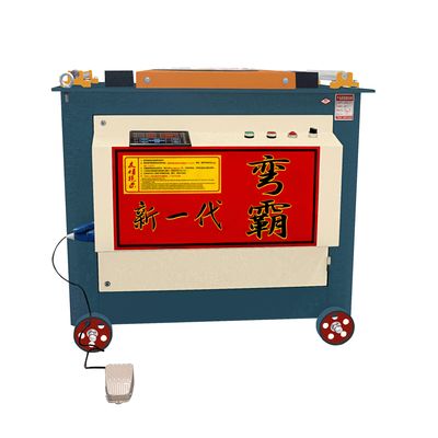 Máquina de dobra de barras de aço portátil semiautomática com capacidade de 380 kg