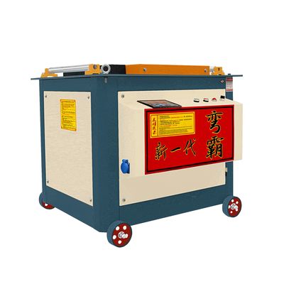 Máquina de dobra de barras de aço portátil semiautomática com capacidade de 380 kg