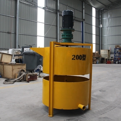 Máquina de pulverização de alta velocidade e barril de mistura secundário 350 para misturador de argamassa de cimento vertical 200