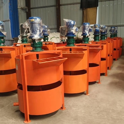 Máquina de pulverização de alta velocidade e barril de mistura secundário 350 para misturador de argamassa de cimento vertical 200