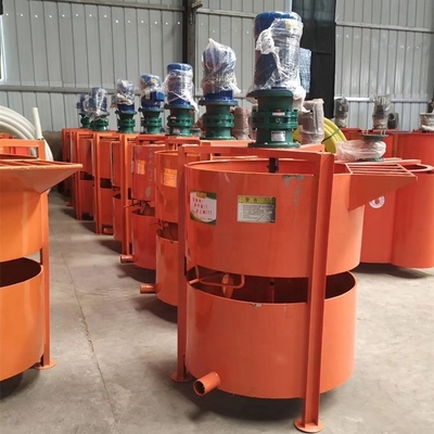 Máquina de pulverização de alta velocidade e barril de mistura secundário 350 para misturador de argamassa de cimento vertical 200