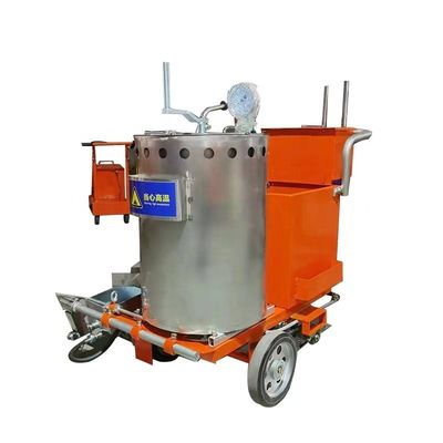 Máquina de marcação de estradas autopropulsada com tipos de linhas de pintura a frio e motor a gás