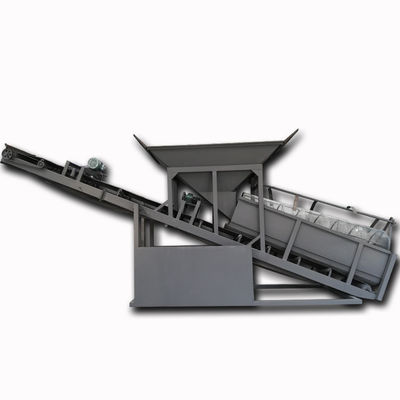 Máquina de vibração de 1800 KG de capacidade External Feed Drum Screen para separação de areia e pedra