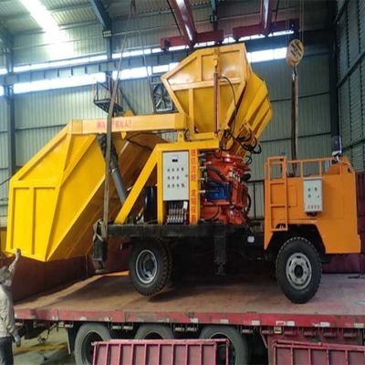 6900x2900x2750mm Bomba de pulverização de concreto para lojas de materiais de construção