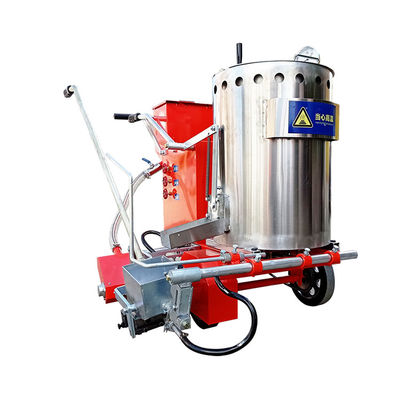 Máquina de pintura de estradas termoplástica manual para desempenho de linhas de tráfego e de estacionamento