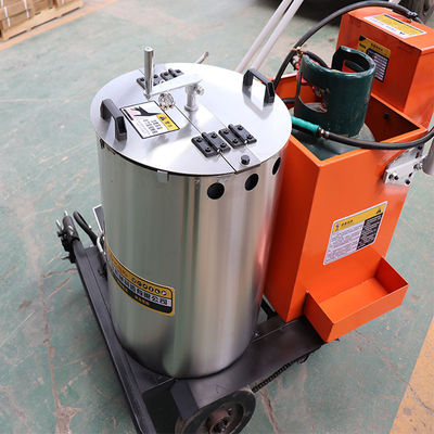 Máquina de pintura de estradas termoplástica manual para desempenho de linhas de tráfego e de estacionamento