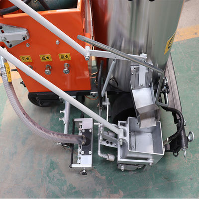 Máquina de pintura de estradas termoplástica manual para desempenho de linhas de tráfego e de estacionamento