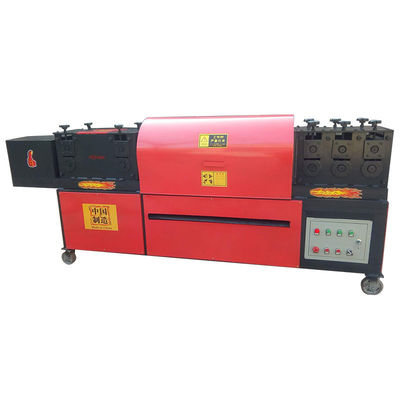 Material de aço Conjunto completo de equipamentos para endireitar e cortar barras de aço de rebar