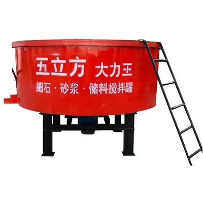 2500*1380mm Misturador de concreto móvel de boca plana vertical para mistura de panelas de cimento e argamassa