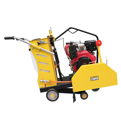 Máquina de corte de asfalto com velocidade de rotação de 2100 rpm e profundidade de corte de 120 mm-400 mm