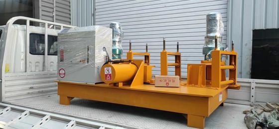 Máquina de dobra de rolos para dobra a frio de tubos de aço carbono na construção de túneis