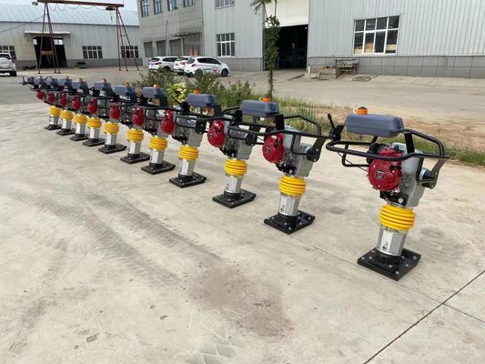 Compactor de impacto de motor a gasolina multifuncional Ideal para projetos de construção rodoviária