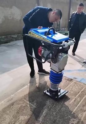 Compactor de impacto de motor a gasolina multifuncional Ideal para projetos de construção rodoviária