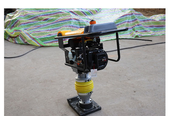 Gás Power Jumping Jack Compactor Tamper Vibrating Tamper Rammer para 75 Kg de Peso