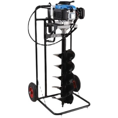 65cc Máquina manual rotativa de solo, terra, auge de terra, poste de escavação de buracos, máquina para cavar buracos