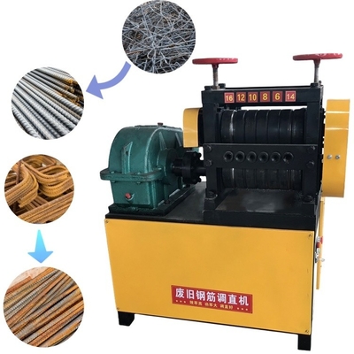 Máquina de endireitar e cortar barras redondas de fio de aço para processamento de tamanhos de 4-25 mm