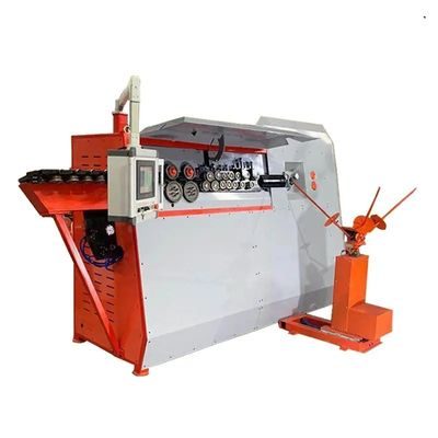 BR408CNC 3D/2D 3D 5 eixo 3-8.0mm Wire Rod Steel Bar Spring Forming CNC Wire Bending Machine