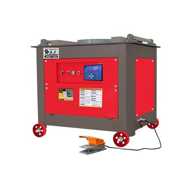 380kg Velocidade do motor 1440 r/min Rebar Bender e Straightener Máquina de dobra de barras de aço