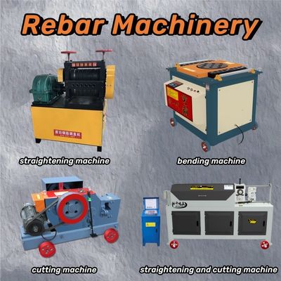 Velocidade do motor de 1440 r/min Máquina de endireitação de rebar 6-14mm para requisitos do cliente