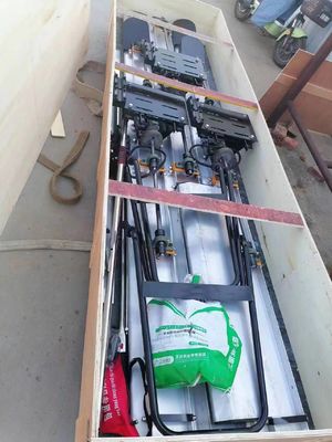 Manual empurrão Vibratory governador de piso Nível de acabamento de concreto de serrilha com fácil manutenção