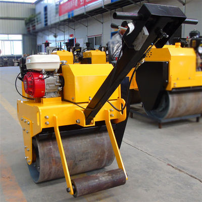 Motor diesel caminhar atrás de tambor duplo Vibratório rodoviário para lojas de materiais de construção