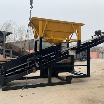 Equipamento móvel de triagem de areia de sílica para triagem de cascalho e minério de pequena escala