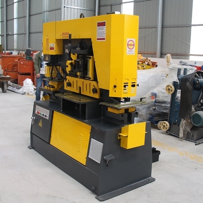 380V fonte de energia hidráulica Q35Y série 120T máquina de perfurar ângulo de corte de metal