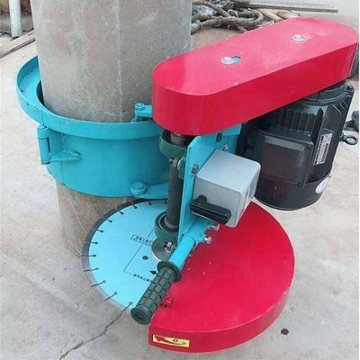 Cortador de cabeça de pilha de concreto portátil Cortador de concreto com fácil manutenção e corte
