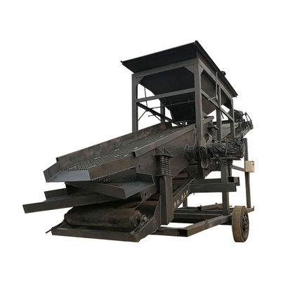Máquina de vibração de 1800 kg para instalações móveis de trituração e filtragem