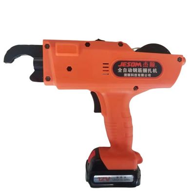 Máquina de amarração de camadas de rebar com bateria de 12 V conveniente para barras de reforço de 8 mm-34 mm