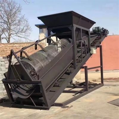 Máquina de peneira de tela de areia vibratória de tensão 380 para o peso da tela de tambor em pequena escala