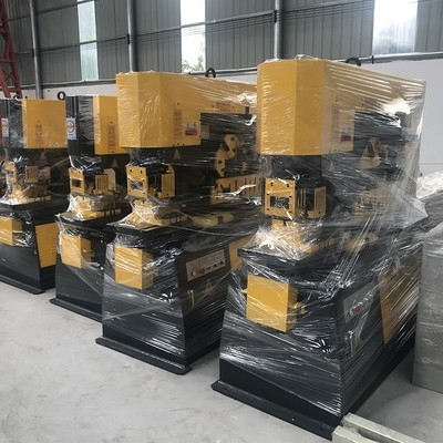 Máquina de perfurar ângulo de corte hidráulico de força nominal 90T para fabricação de metais