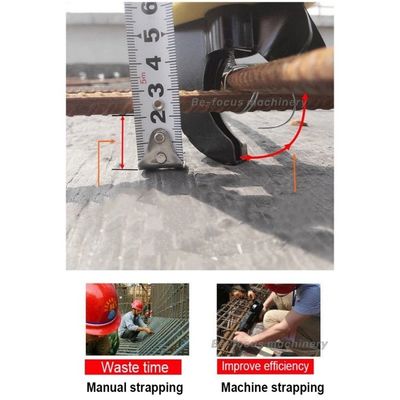 12V 4500mAh Arma de Ligação de Rebar Elétrico com 2pcs Bateria e 1pcs Kit de Arame de Ligação