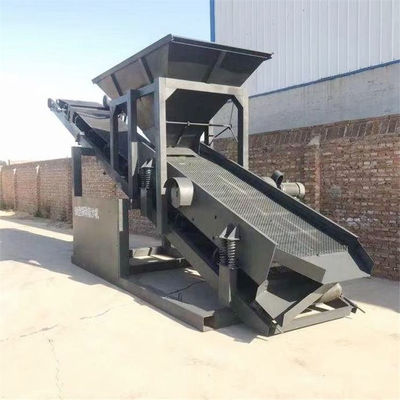 Obras de construção essencial Diesel Power Stone Screening Machine com camada dupla