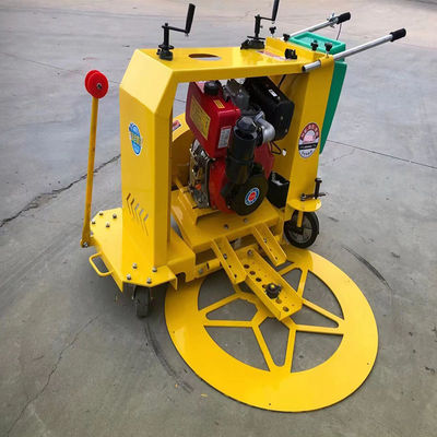 130 mm profundidade de corte mão empurrado redondo Manhole Cover máquina de costura slot para danos na estrada