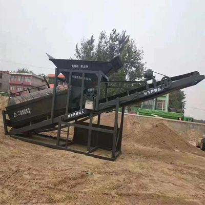 Máquina avançada de rastreamento de areia rotativa para equipamento de rastreamento de solo Capacidade 1800 KG