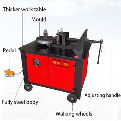 Bender de rolos de tubos CNC de alta velocidade para tubo quadrado WG51