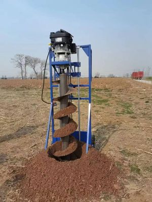 Plantação de árvores Escavação manual de poços com velocidade de 170-220 r/min e peso de 45 kg