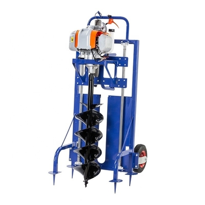 7-80CM Auger Drill Diâmetro Manual Manual Land Drill Earth Auger para o buraco de terra personalizado