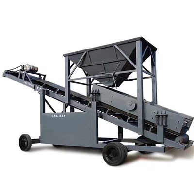 Equipamento de triagem de solo de pequenas obras de construção Máquina de triagem de areia vibratória