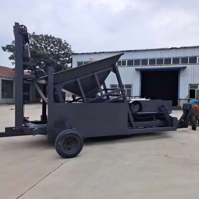 Máquina de filtragem de areia vibratória com tela de tambor alimentada de vibração externa de três camadas
