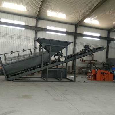 Máquina de triagem de areia por vibração de três camadas para separação de resíduos municipais em explorações agrícolas