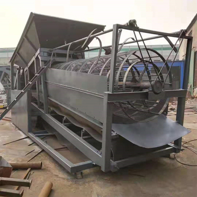Máquina de trombar móvel de vibração de três camadas de 380 voltagem para filtragem de pedras
