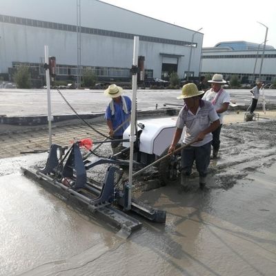 2500/3000mm Vibrating Plate Drive Laser Leveller para pavimentação de concreto com suporte manual