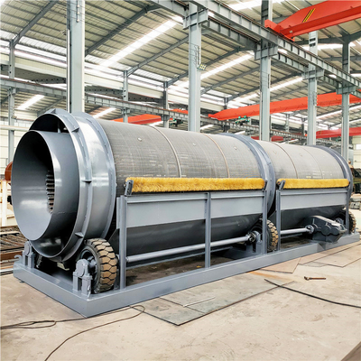 Máquina de triagem de pedras de apoio a vibração de três camadas personalizável para minério de 1800 kg