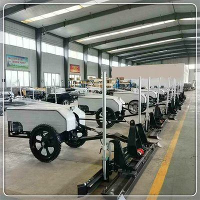 Máquina de revestimento vibratório de estradas a gasolina com controlo automático a laser para pavimentação de estradas