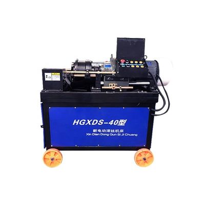 Máquina de rolamento de fios de rebar com sistema hidráulico automático e comprimento de manga de 0-80 mm