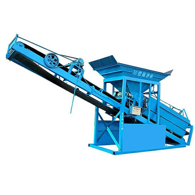Máquina de peneira de areia de vibração de três camadas para tela de vibração linear no campo de minério
