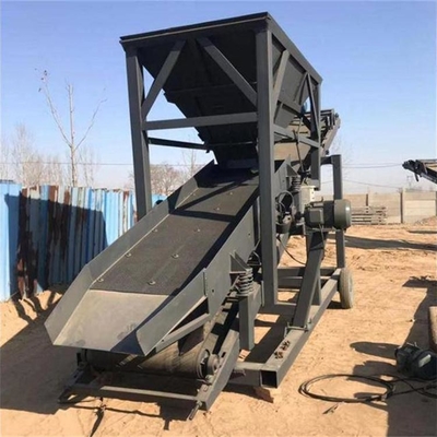 Máquina de peneira de areia de vibração de três camadas para tela de vibração linear no campo de minério